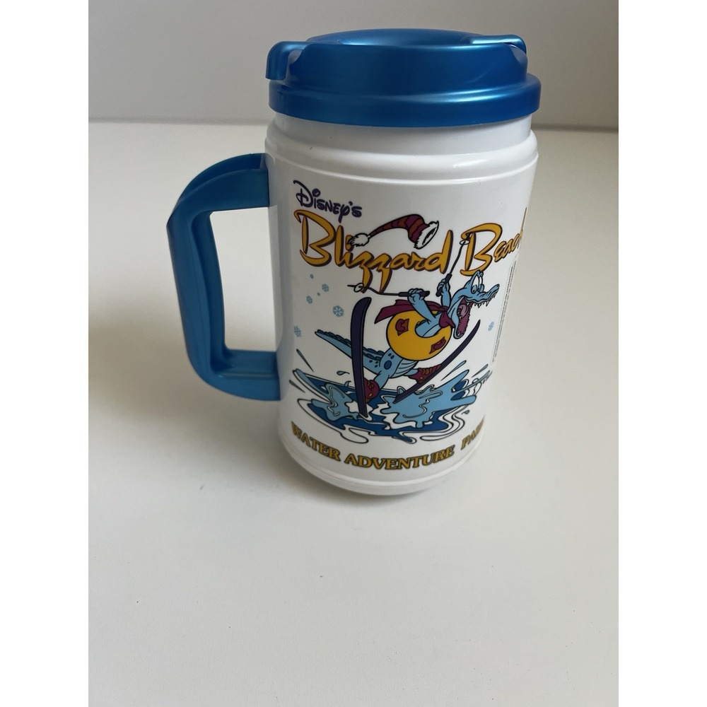Disney‎ Blizzard Beach Insulated Mug Cup Refillable Theme Park Souvenir Whirley